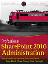Professional SharePoint 2010 Administration (eBook)